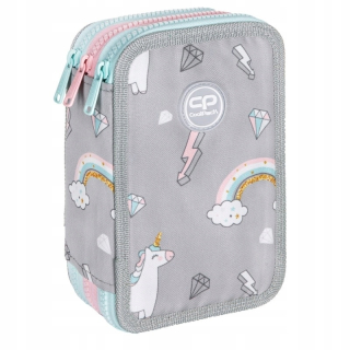 CoolPack Jumper 3, trojité puzdro na ceruzky - Sweet Dreams (D067323) s príslušenstvom