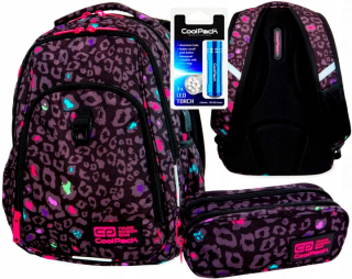 Školský batoh, taška - COOLPACK BACKPACK Strike L BLACK PANTHER B18044 2IN1
