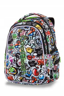 Školský batoh, taška - COOLPACK BACKPACK JOAD M LED GRAFFITI A20201