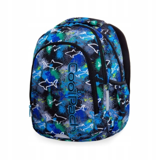 Školský batoh, taška - COOLPACK BACKPACK PRIME SHARKS B25032 23L S BAG T