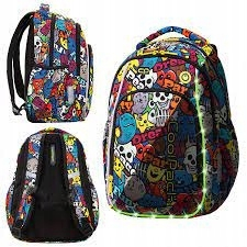 Školský batoh, taška - COOLPACK BACKPACK Strike S LED karikatúra A18200