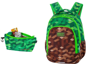 Školský batoh, taška - Školský batoh CoolPack City Jungle s vreckom