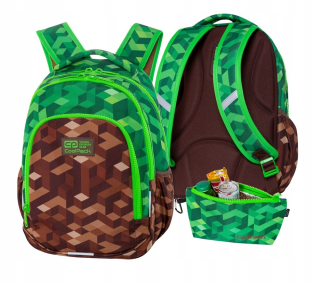 Školský batoh, taška - Coolpack School Backpack City Jungle Pixel hra