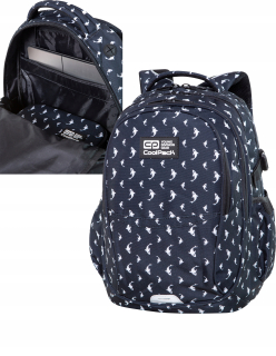 Školský batoh, taška - COOLPACK-FACTION-BACKPACK-SHARKS