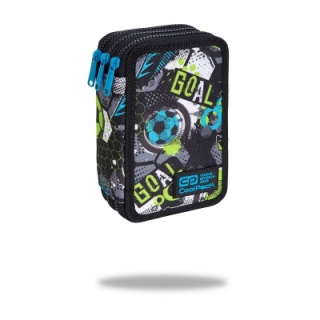 Peračník - Coolpack Jumper 3, trojitý peračník - futbal (