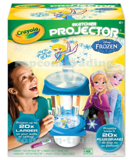 Elsa Frozen - CRAYOLA FROZENOVANÝ PROJEKTOR PROJEKTORA SKLADOVAŤ 2IN1 MAZA