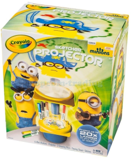 Mimoni - CRAYOLA MINIONKI PROJEKTOR PROJEKTOROVÉHO SMERNIKA MAZAQUS