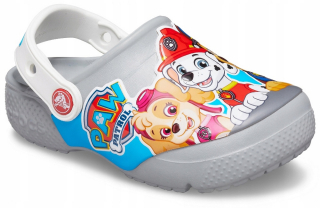 PAW Patrol - Crocs PSI PATROL 206276 J1 32-33 GRAY PAECOCK FLIP