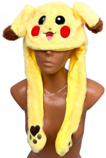 Pikachu Pokemon Hat Spustí vtipné uši