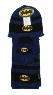 BATMAN - Batman uni 52-54 klobúk batman rukavice