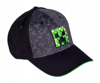 MINECRAFT - Cap s vrcholom pre chlapca minecraft creeper