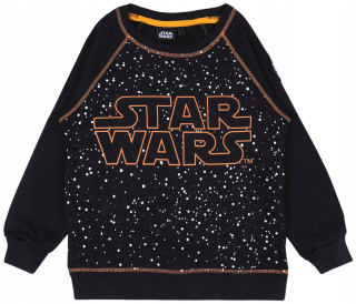 STAR WARS - Mikina Black Boys 'Star Wars Disney 8 rokov 128