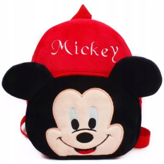 Detský batoh - Červený batoh Mickey Mouse Plush Kindergarten