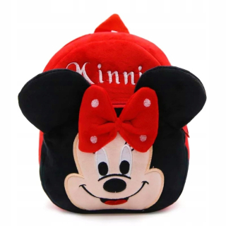 Minnie Mouse - Červená batoh myš Minnie Plush materská škola