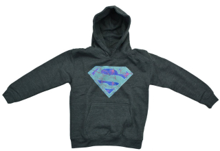 Superman - DC Comics Hoodie Oryg Superman Gray 7-8