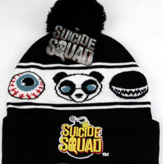 BATMAN - DC-Comics SUICIDE Squad Winter Cap Logo 3D