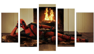 HULK - Deadpool Hulk Marvel Avengers Picture Triptych plagát