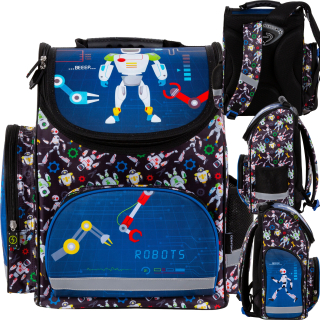 Aktovka školská taška - Derform Schoolbag ergonimálne roboty 11