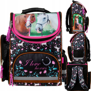 Aktovka školská taška - Derform Satchel Ergonomický v kone 20