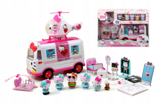 Hello Kitty Záchranná Ambulancia Heli Figurky