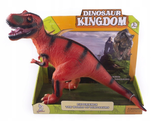 Dinosaurus - veľká gumová figúrka so zvukom T-REX - dĺžka 55 cm