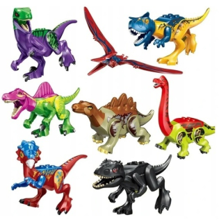 Jurský svet - Dinosaury blokuje Jurassic World Jurassic Park 8 ks