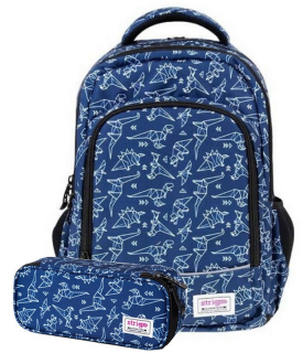 Školská taška - batoh, set, zostava - Dinosaury BACKPACK SET PRE BOY KL.1-3 4920