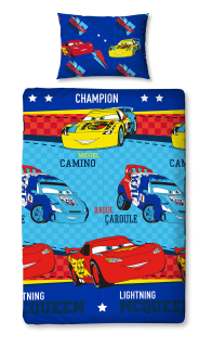 McQueen - Disney Cars Auto Automatické posteľná bielizeň 140x200