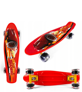 McQueen - Disney Cars Car Skateboard Board Flashcard deti