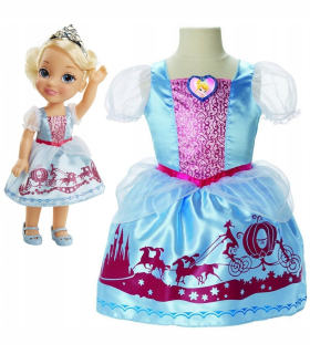 Popoluška - Disney cinderella bábika + šaty pre dievča