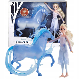 Elsa Frozen - Disney Elsa bábika a kôň Nokk mrazené 2 krajiny ľadu