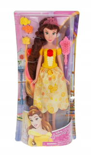 Hasbro Disney Princess - Bábika s kaderníckymi doplnkami Princezná Bella E6677