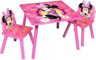Minnie Mouse - Disney Mouse Mini Mini Mickey tabuľky stoličky
