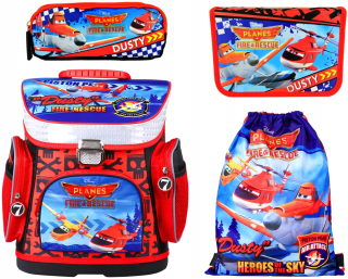 Aktovka školská taška - Disney lietadlá Airplanes Satchel Pension Case Bag + S