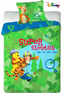 Medvedík Pú - Disney Posteľná bielizeň Winnie Tiger Super Spies