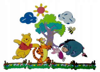 Medvedík Pú - Disney SRDF-1027 Tall Decoration Set Big ...