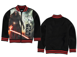 STAR WARS - Disney Bunda 122-128 7-8 Star Wars fleece farby