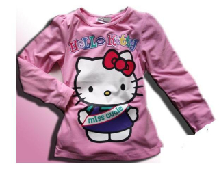 HELLO KITTY Disney Super Blúzka Ahoj Kitty _ 122/128