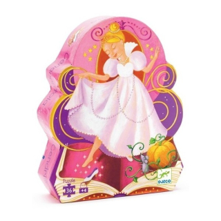 Popoluška - Djeco Obrázok Puzzle 4+ Cinderella 36 EL. 7232