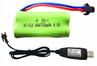 Dodatočná nabíjačka batérie 700 mAh 4,8 V
