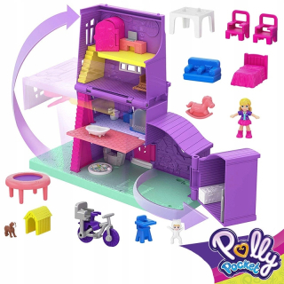 POLLY POCKET- Bábika Polly Pocket House GFP42 Mattel