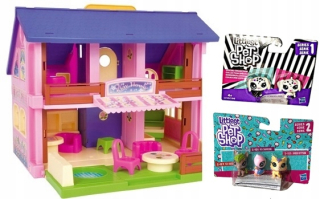 Littlest Pet Shop - Chata na Pet Shop Wader 2 Pietra + 5 ks LPS HASBRO