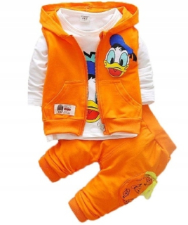 Káčer Donald - Dres Drond Dront Drive Orange Colors 3-diel 86