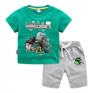 MINECRAFT - TOWSUSUIT SET STIGHT SHORTS MINECRAFT DIEŤA