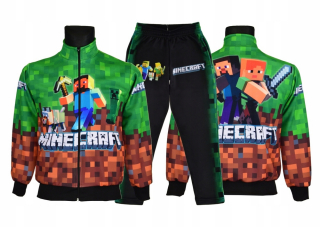 MINECRAFT - DRES MINECRAFT Mikina Nohavice vzor A32 Veľkosť 158