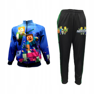 MINECRAFT  - DRES MINECRAFT MKOVNOSTI NÁKLADY Vzor vzor MN3 Veľkosť 146
