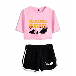 Leví kráľ - TOWSUIT PAJAMAS KING LION SHORTS T-SHIRL HAKUNA MATATA