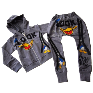 Káčer Donald - Dres nohavice Baggy a mikina 110 Donald