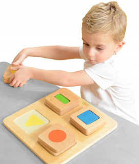MASTERKIDZ Drevená Tabuľa na Triedenie