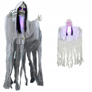DUCH ZÁVISNÝ DUCHA HALLOWEENOVÁ DEKORÁCIA DOMOVÁ OZDOBA OSVETLENIE 109cm